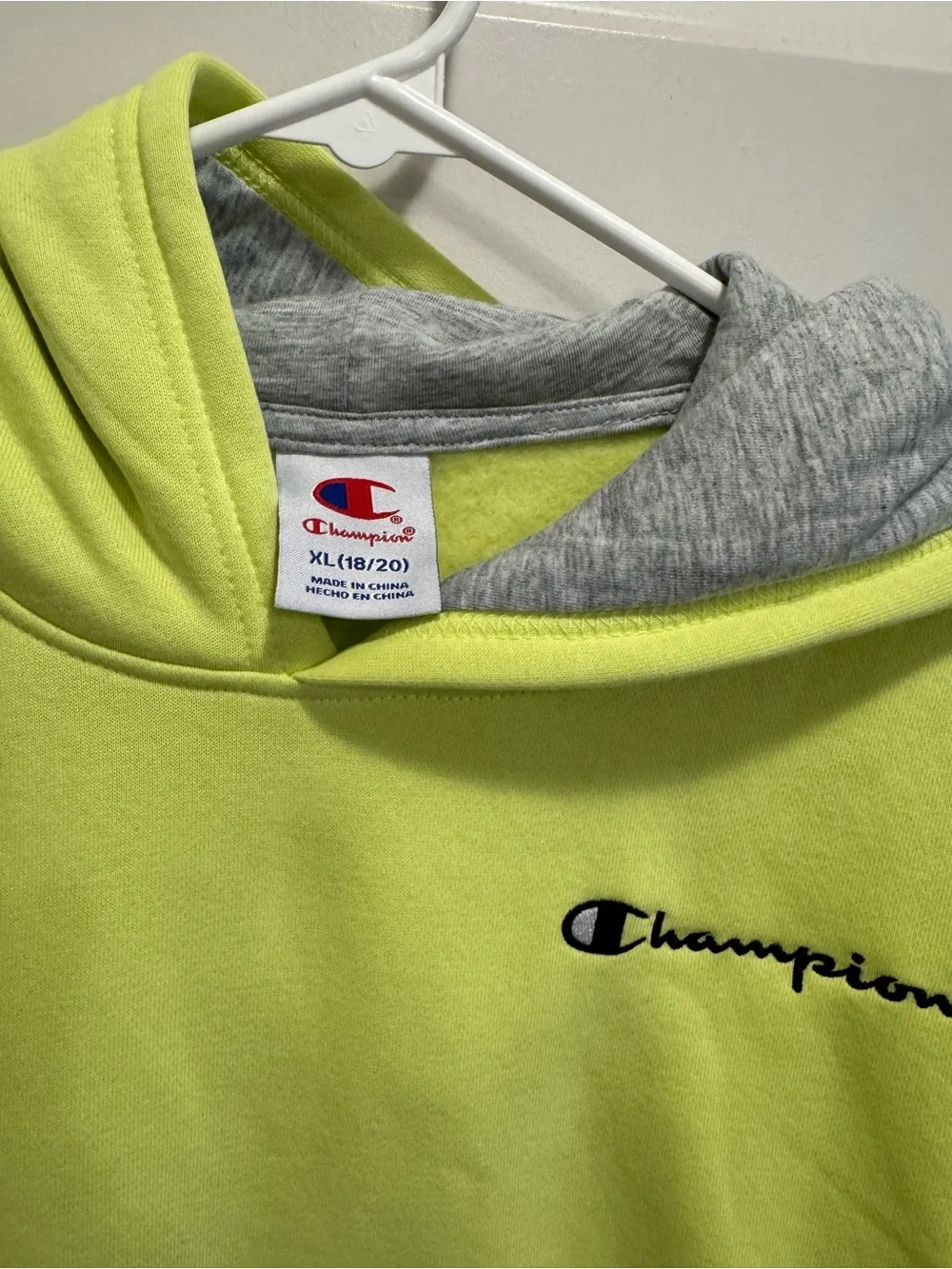 & Other Stories Neon Yellow and Gray Sweater Vest